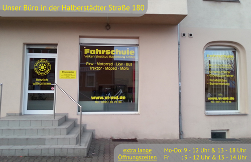 Fahrschule Verkehrsinstitut Beratung bei uns im Büro